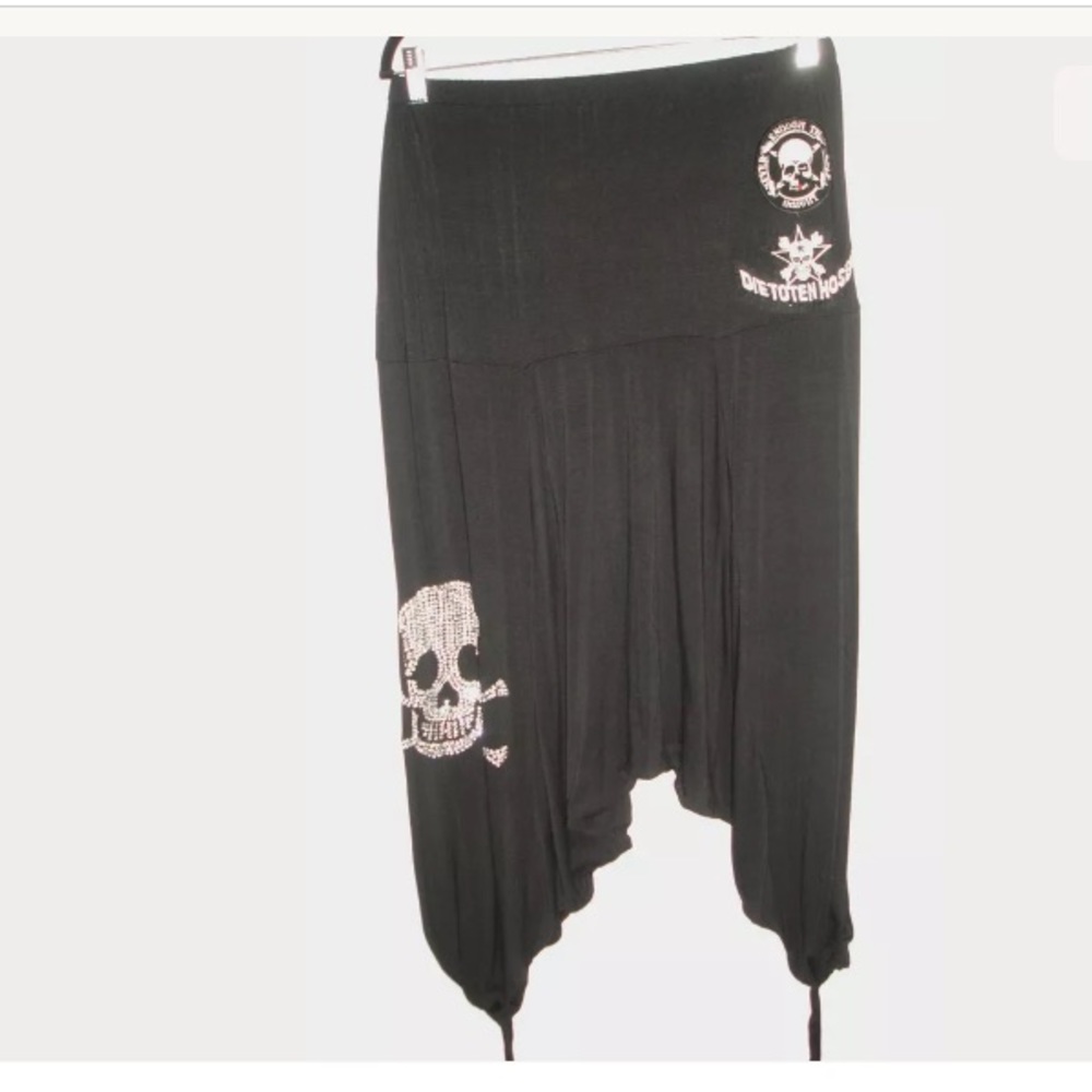 Black Skull Harem Pants - Women Pants & Jumpsuits